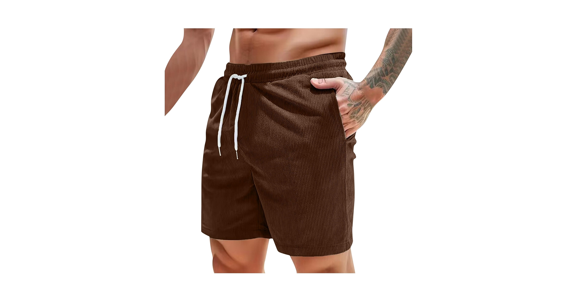 generic Mens Shorts Fashion Spring Fall Corduroy Shorts Boys